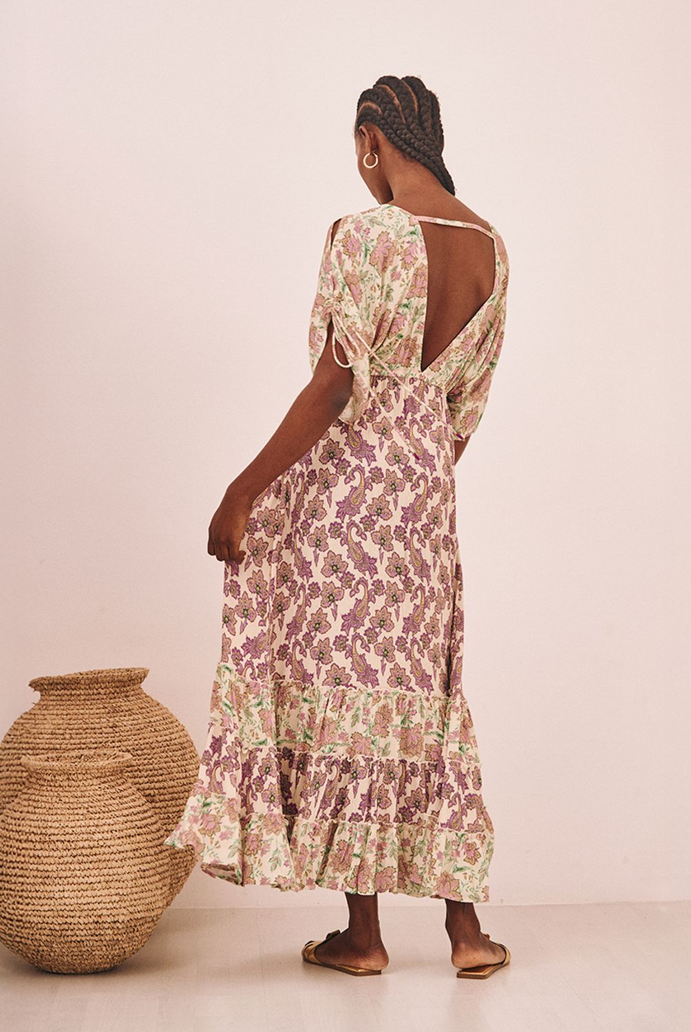 NKN - Vestido Largo Estampado Mujer Nkn