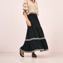 NKN - Falda Larga Algodón Mujer