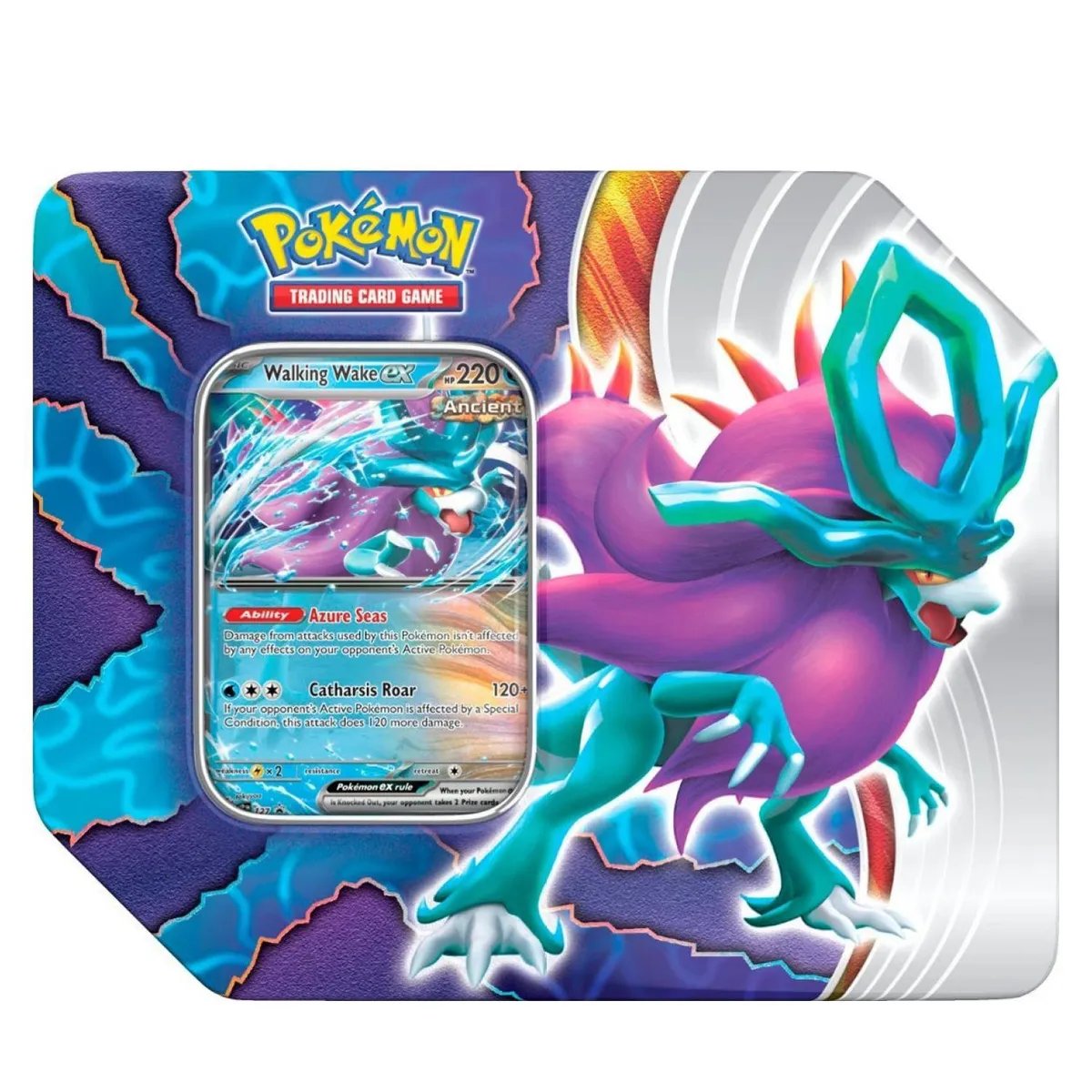 POKEMON - Tcg Cartas Pokemon Paradox Clash Tin Español