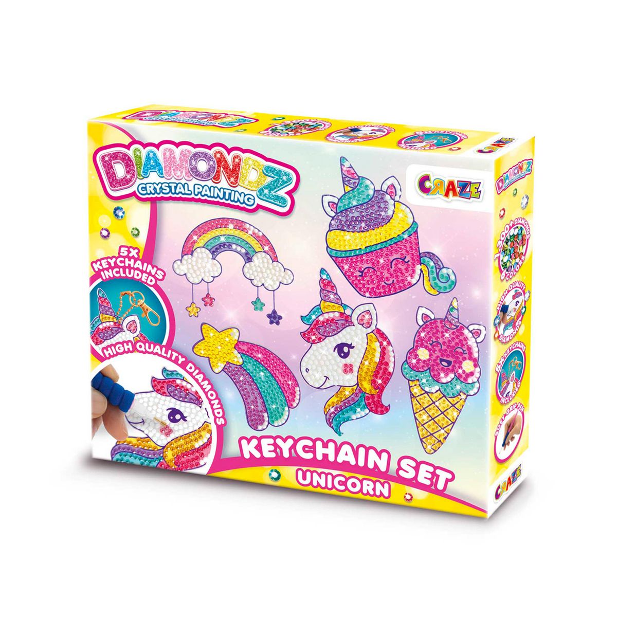 MIR - Diamondz Keychain Set Unicorn Mir