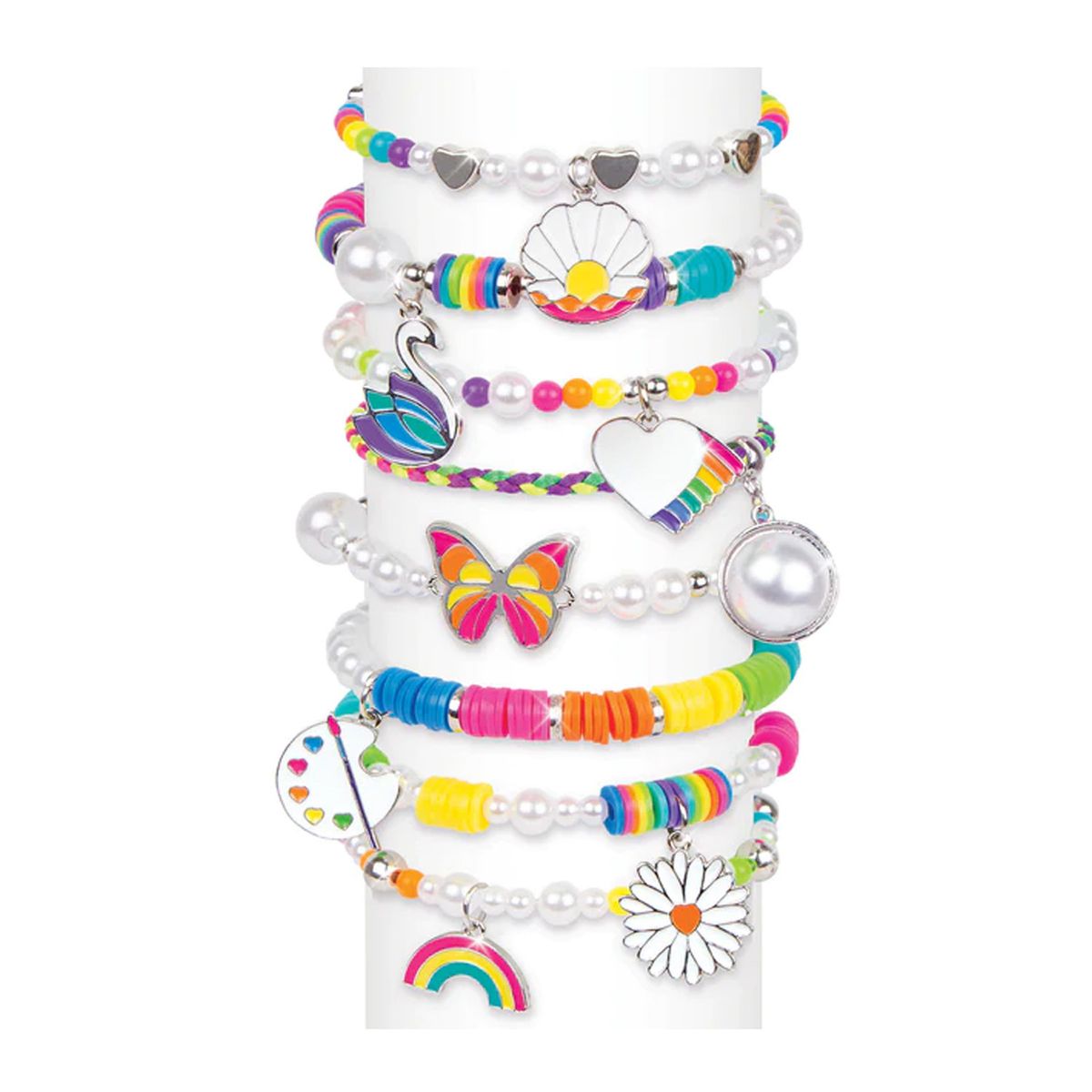 MIR - Set de Cuentas para Pulseras Arcoíris MIR