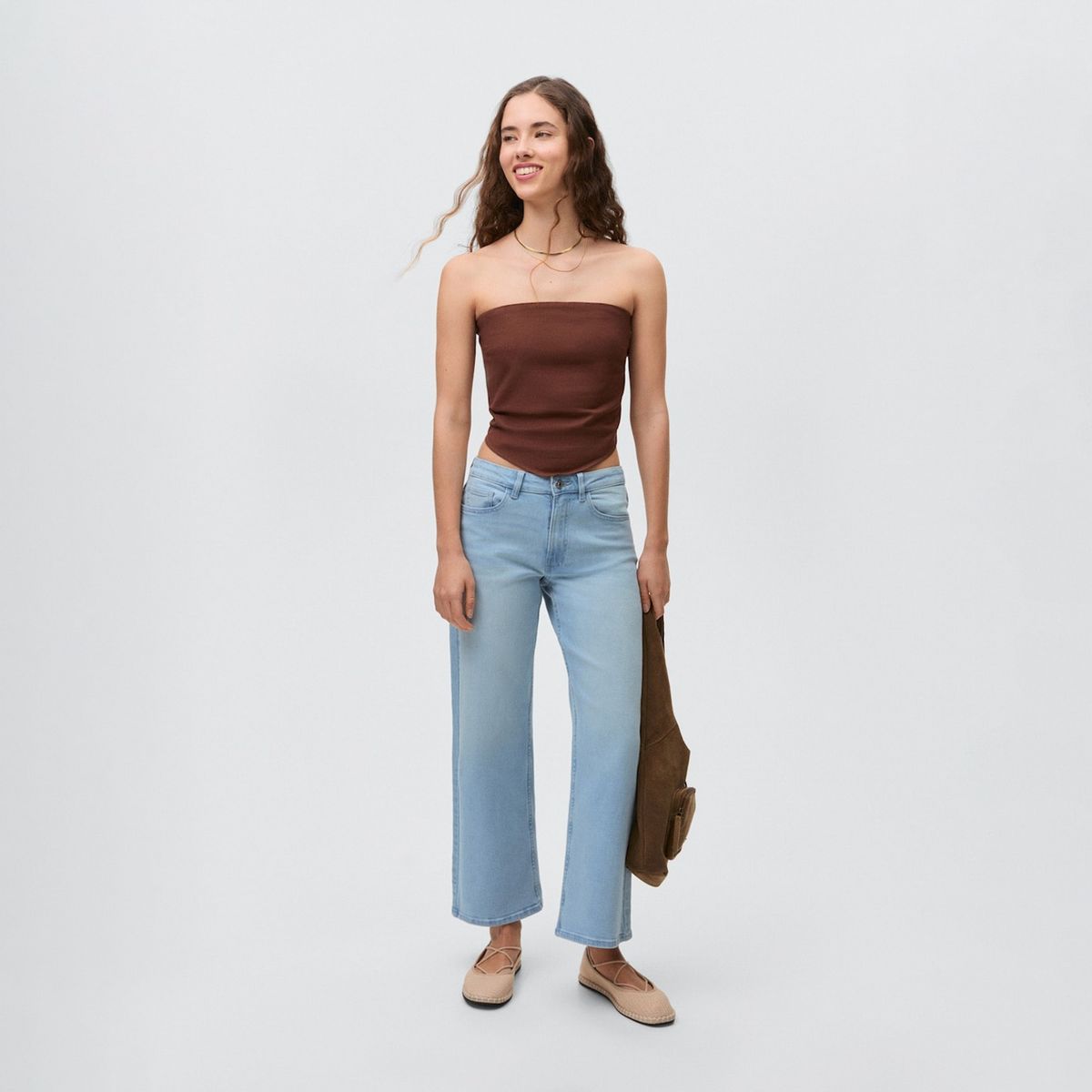 MANGO TEEN - Jeans Culotte Mujer Mango Teen