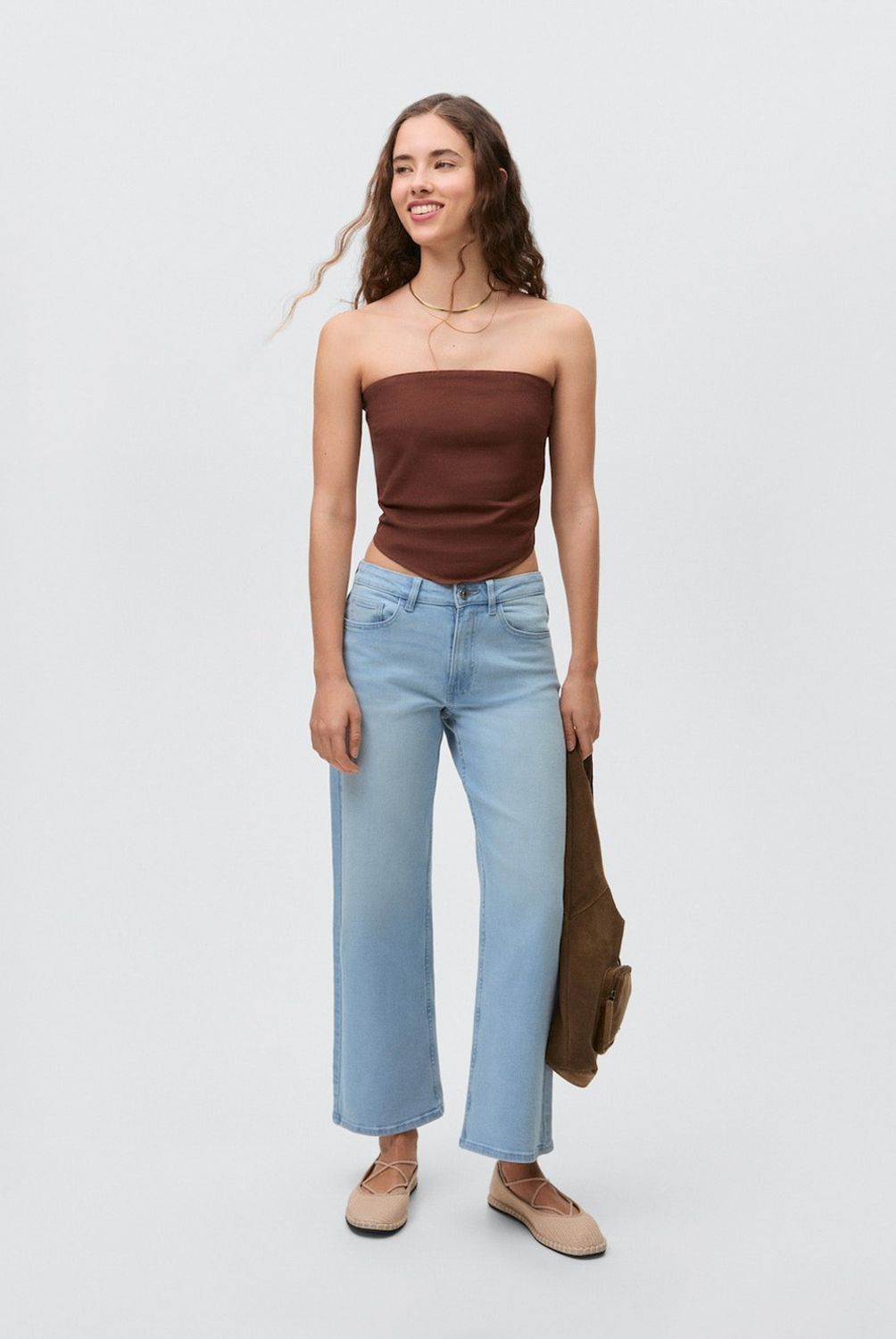 MANGO TEEN - Jeans Culotte Mujer Mango Teen