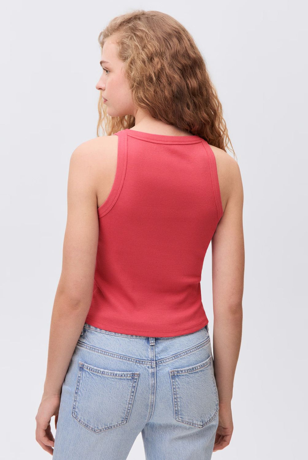 MANGO TEEN - Top Crop Estampado Mujer Mango Teen
