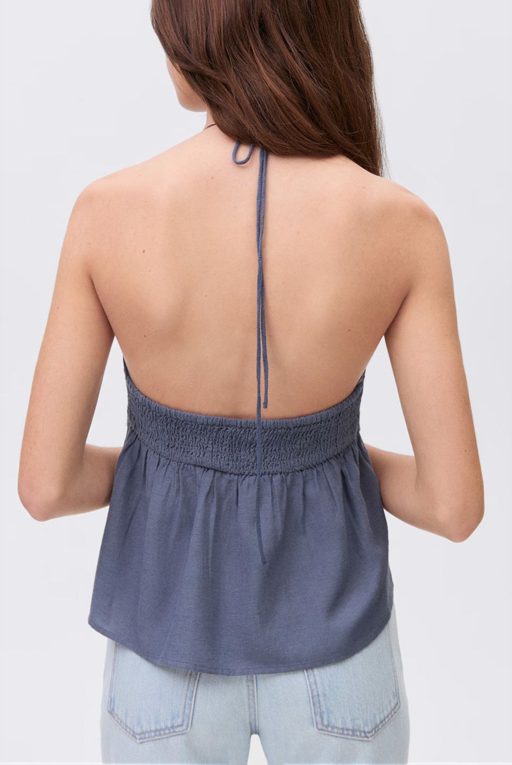  - Top Punto Cuello Pico Mujer