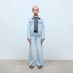 MANGO KIDS - Chaqueta Vaquera Niña Algodón