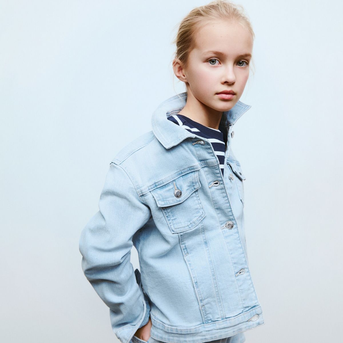 MANGO KIDS - Chaqueta Vaquera Niña Algodón Mango Kids