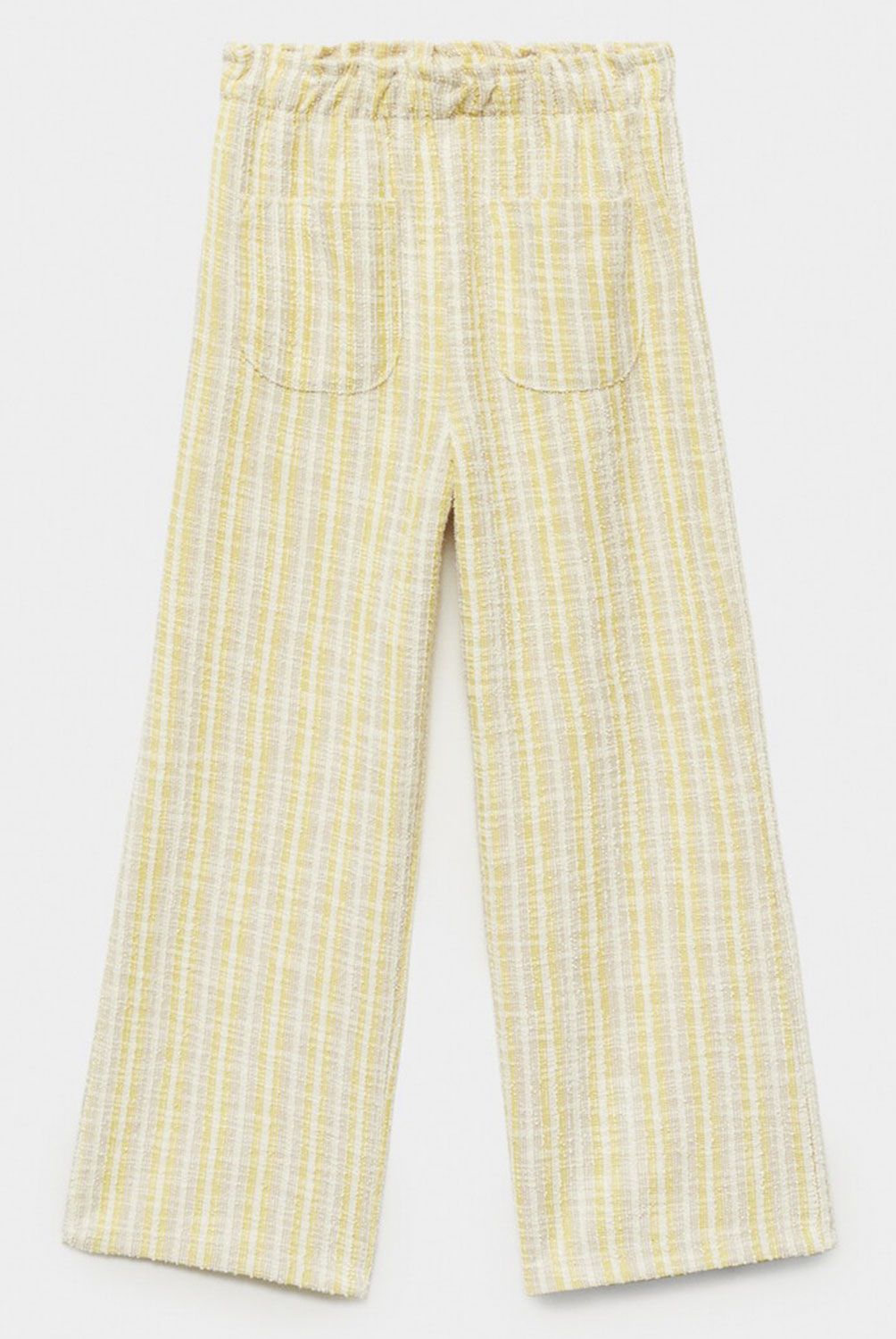 MANGO KIDS - Pantalón Textura Rayas Niña Mango Kids
