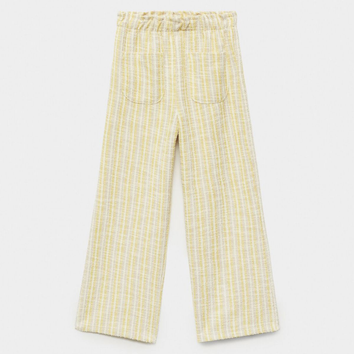 MANGO KIDS - Pantalón Textura Rayas Niña Mango Kids