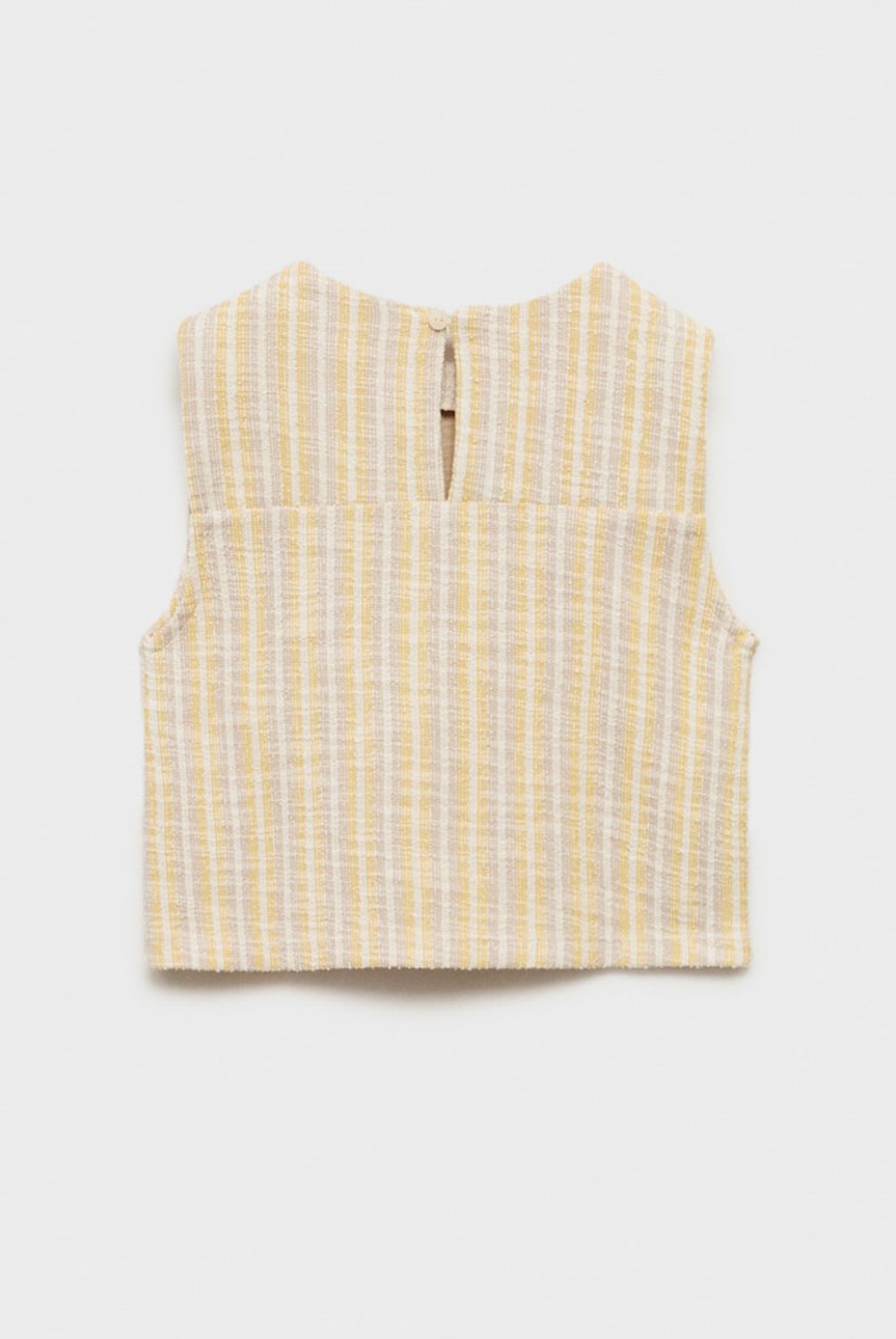 MANGO KIDS - Polera Rayas Textura Niña Mango Kids