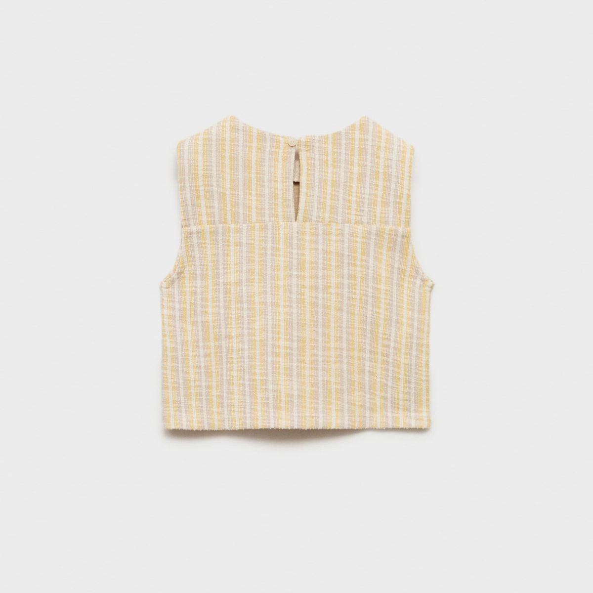 MANGO KIDS - Polera Rayas Textura Niña Mango Kids