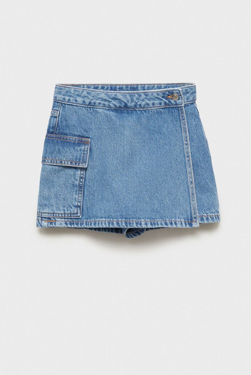 MANGO KIDS - Falda Pantalón Vaquera Niña Mango Kids