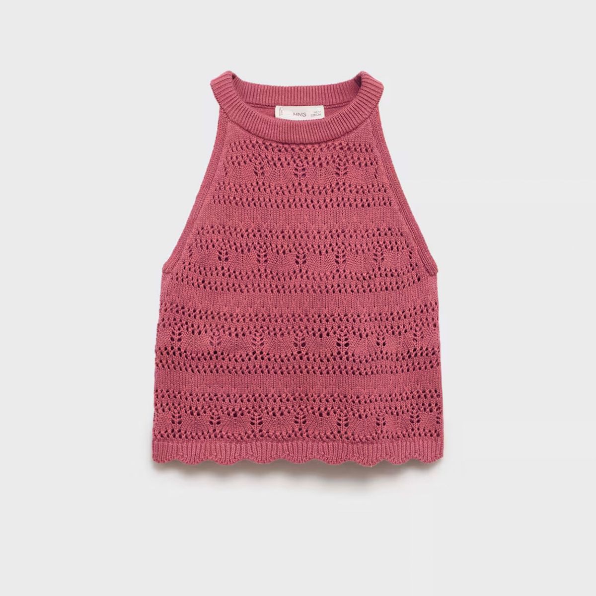 MANGO KIDS - Top Punto Calado Algodón Niña Mango Kids