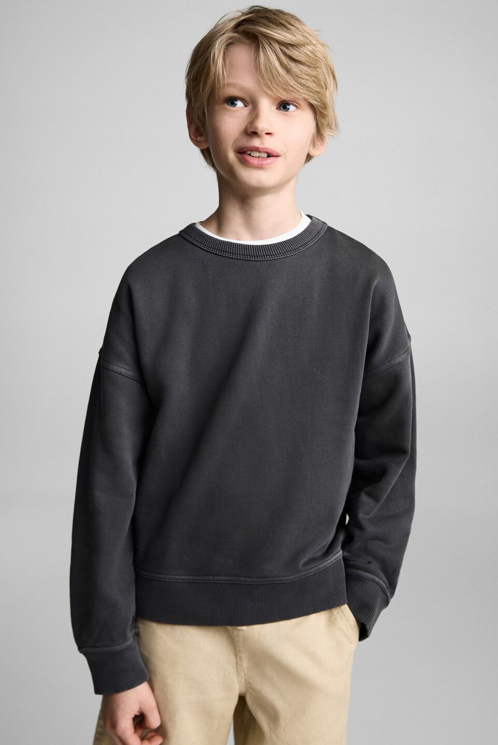 MANGO KIDS - Polerón Algodón Estampada Niño Mango Kids