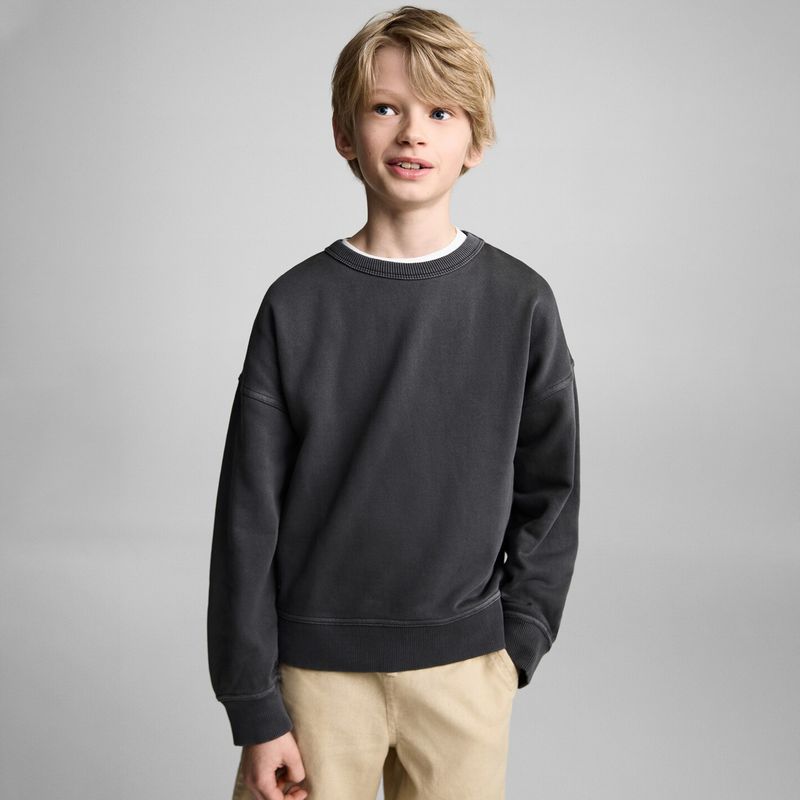 MANGO KIDS - Polerón Algodón Estampada Niño Mango Kids