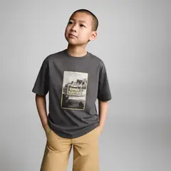 MANGO KIDS - Polera Algodón Estampado Niño
