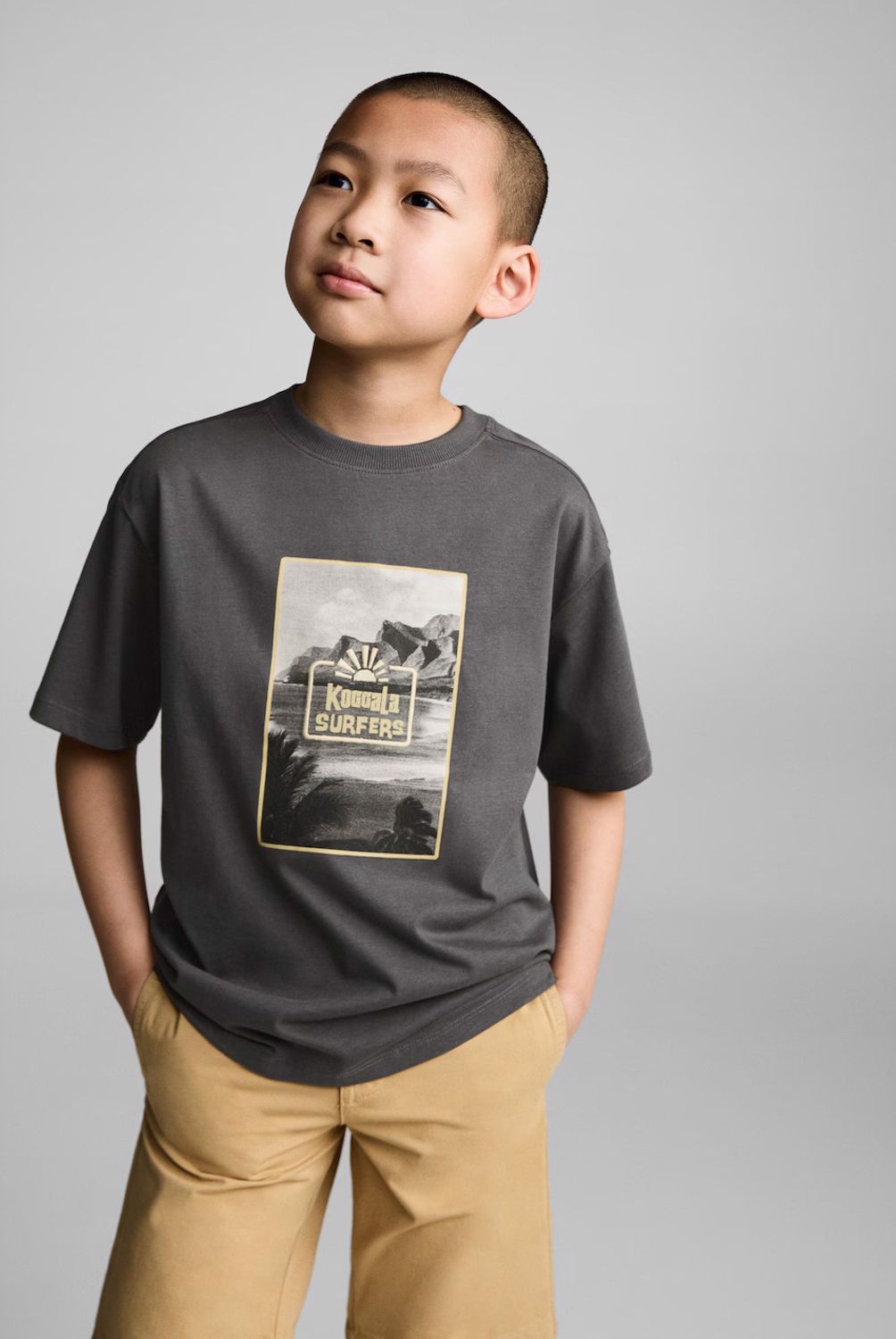 MANGO KIDS - Polera Algodón Estampado Niño