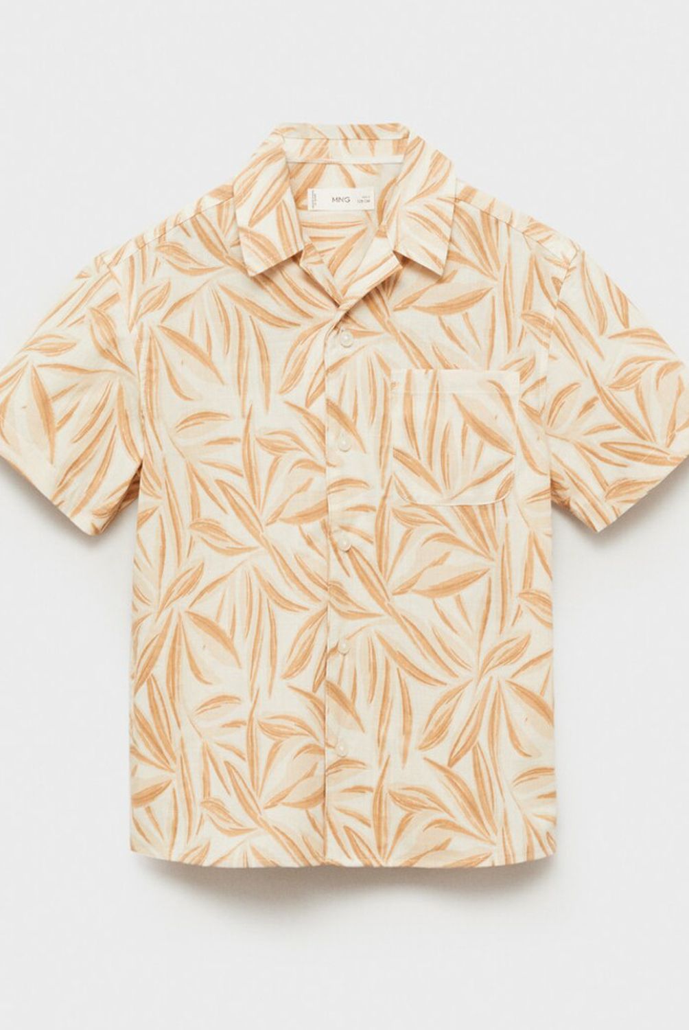 MANGO KIDS - Camisa Algodón Manga Corta Niño Mango Kids