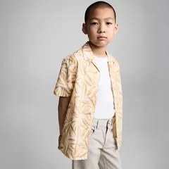 MANGO KIDS - Camisa Algodón Manga Corta Niño