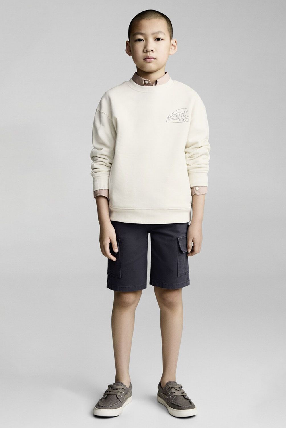 MANGO KIDS - Bermudas Algodón Cargo Niño Mango Kids