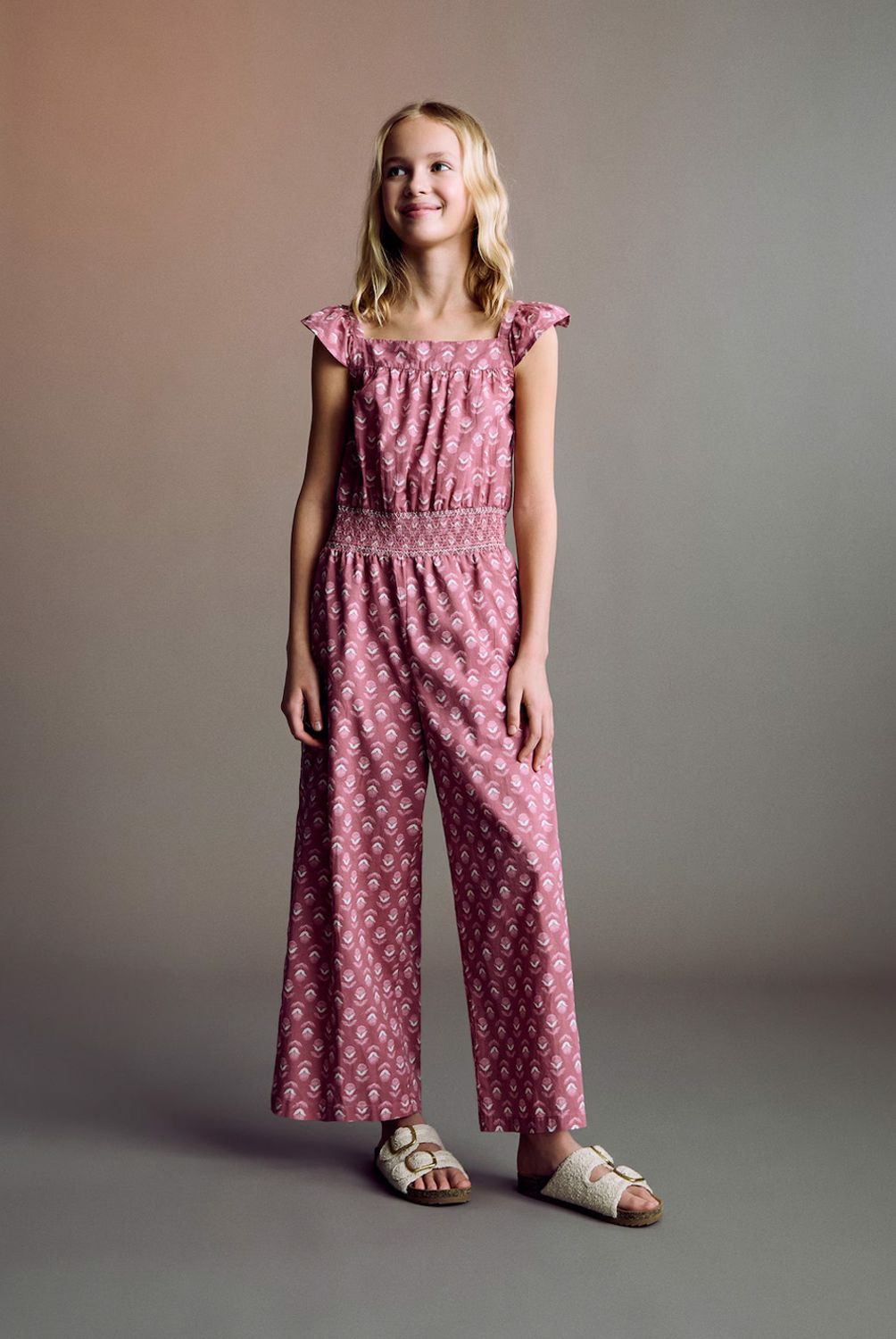 MANGO KIDS - Enterito Largo Estampado Niña Mango Kids