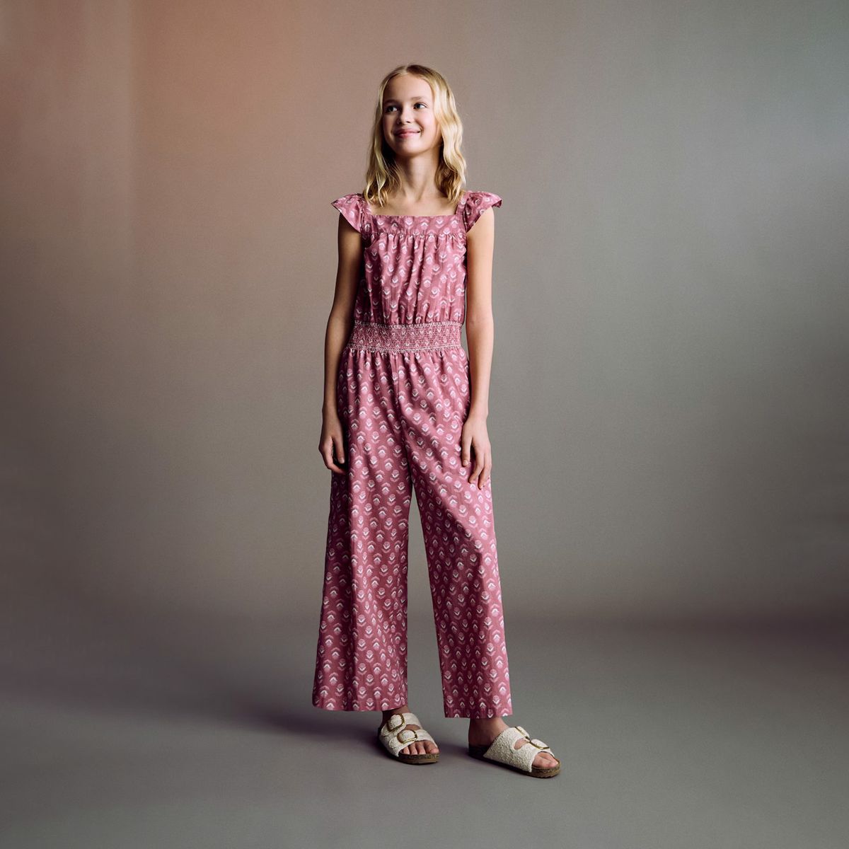 MANGO KIDS - Enterito Largo Estampado Niña Mango Kids