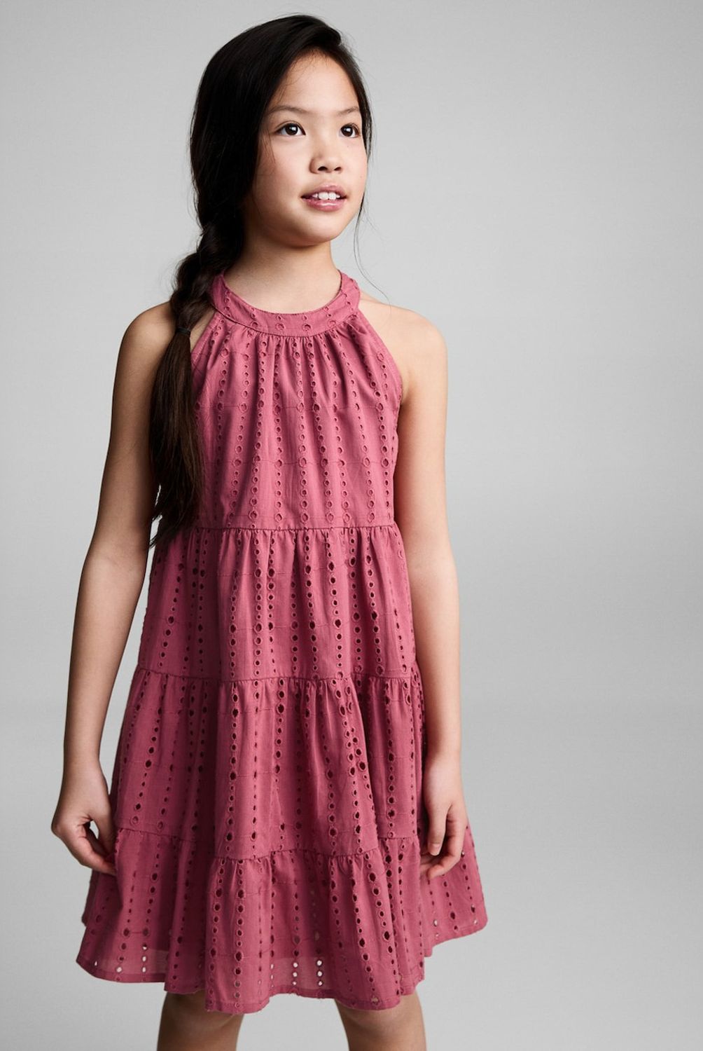 MANGO KIDS - Vestido Bordados Volantes Niña Mango Kids