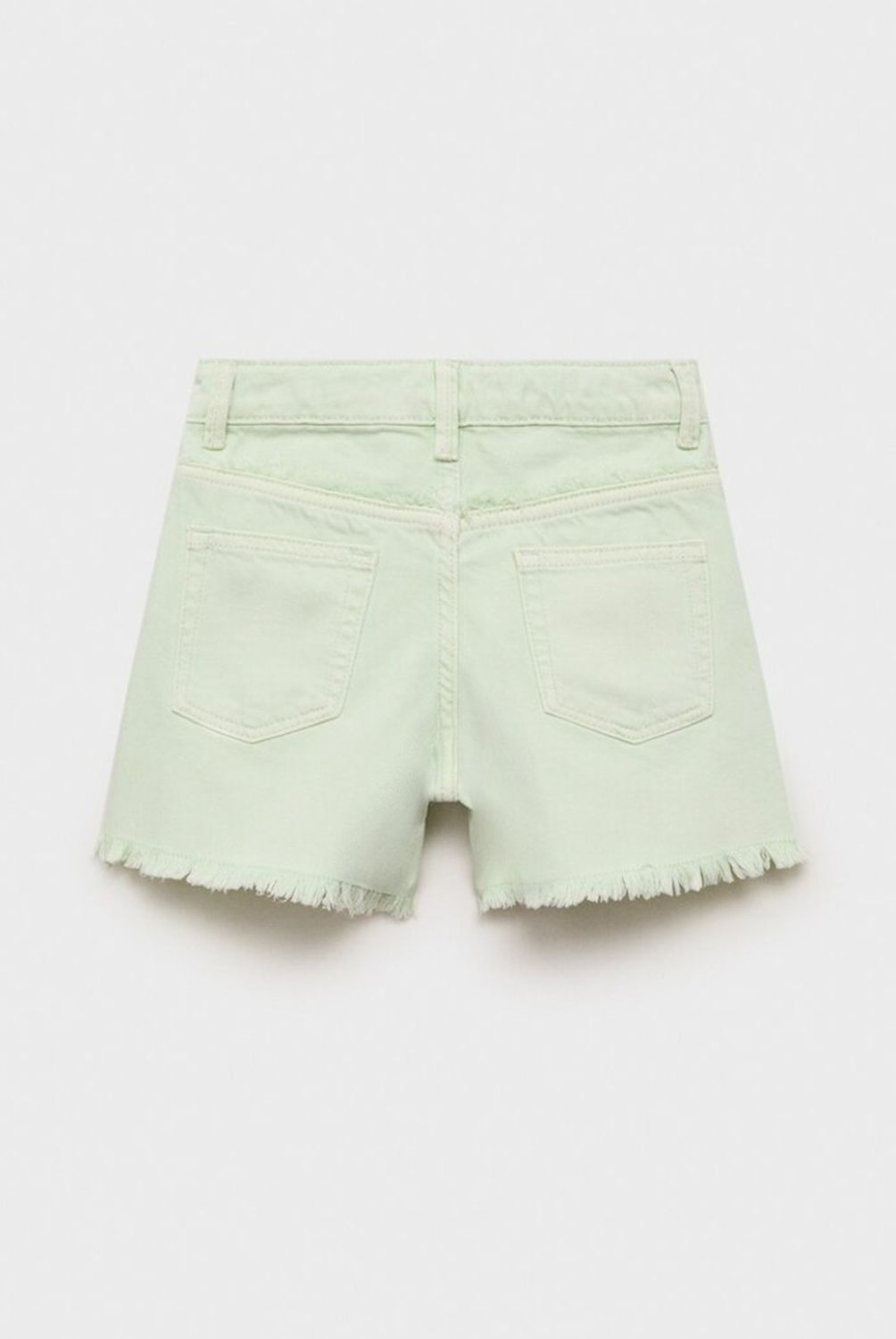 MANGO KIDS - Shorts Vaqueros Bajo Deshilachado Niña Mango Kids