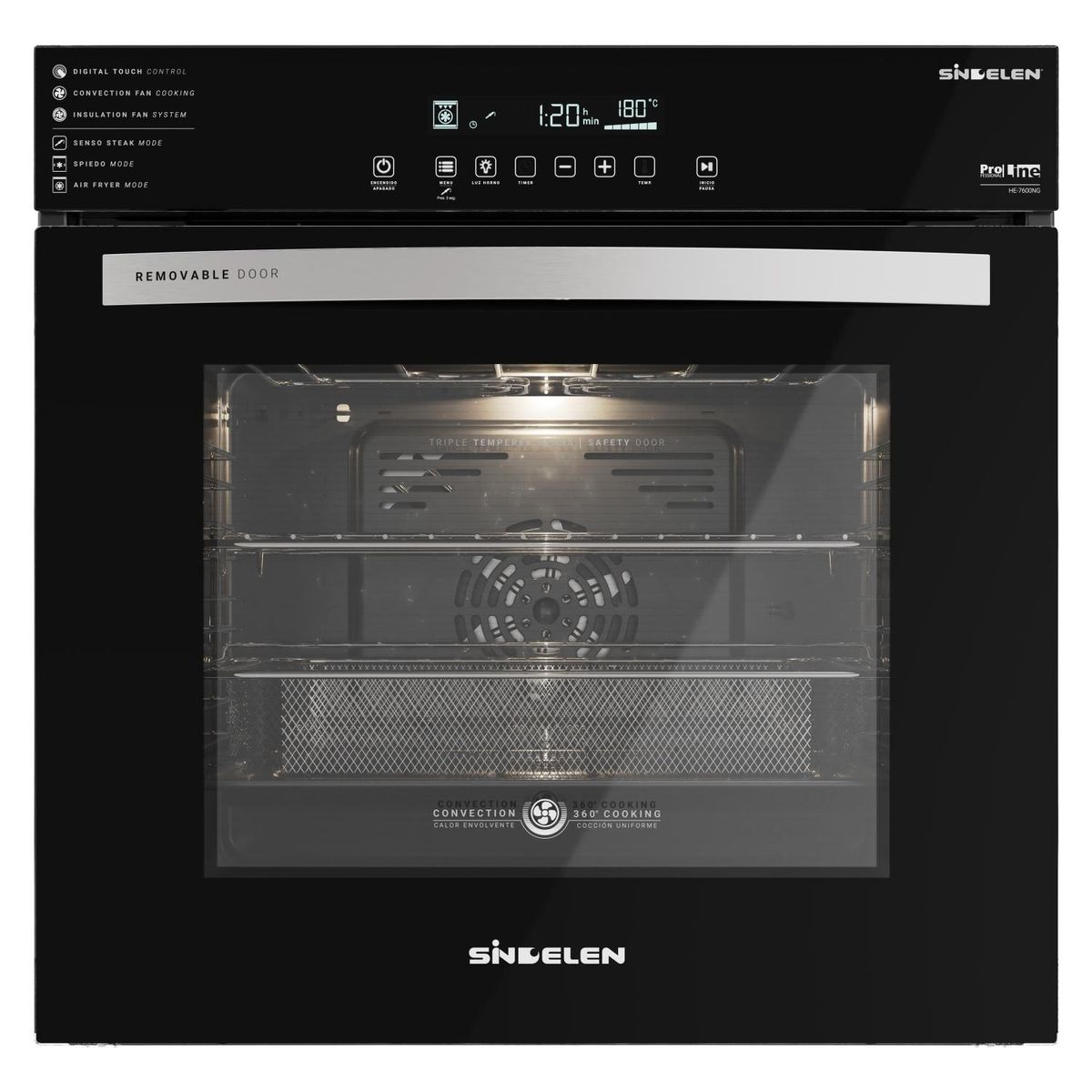 SINDELEN - Horno Electrico 73Lt HE-7600NG Sindelen