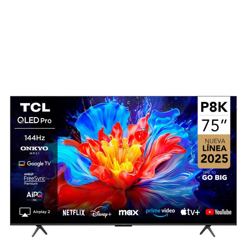 TCL - Smart Tv QLED 75" UHD 4K P8K TCL
