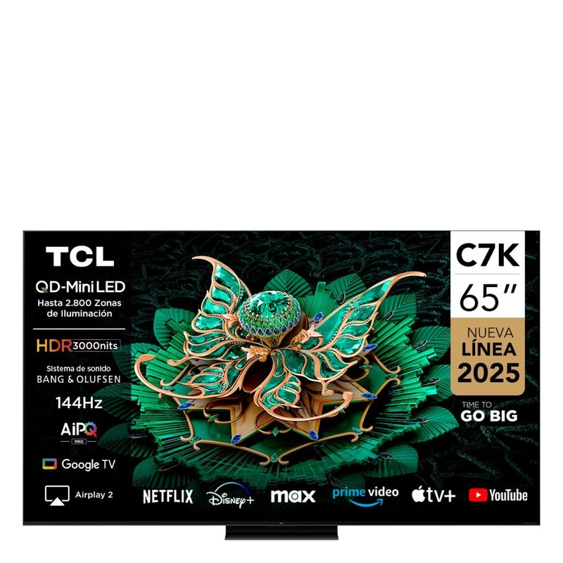 TCL - Smart Tv Mini LED 65" UHD 4K C7K TCL