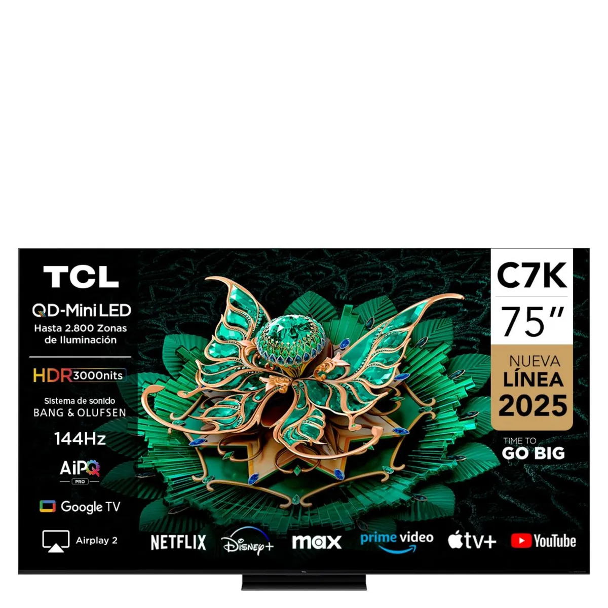 TCL - Smart Tv Mini LED 75" UHD 4K C7K TCL