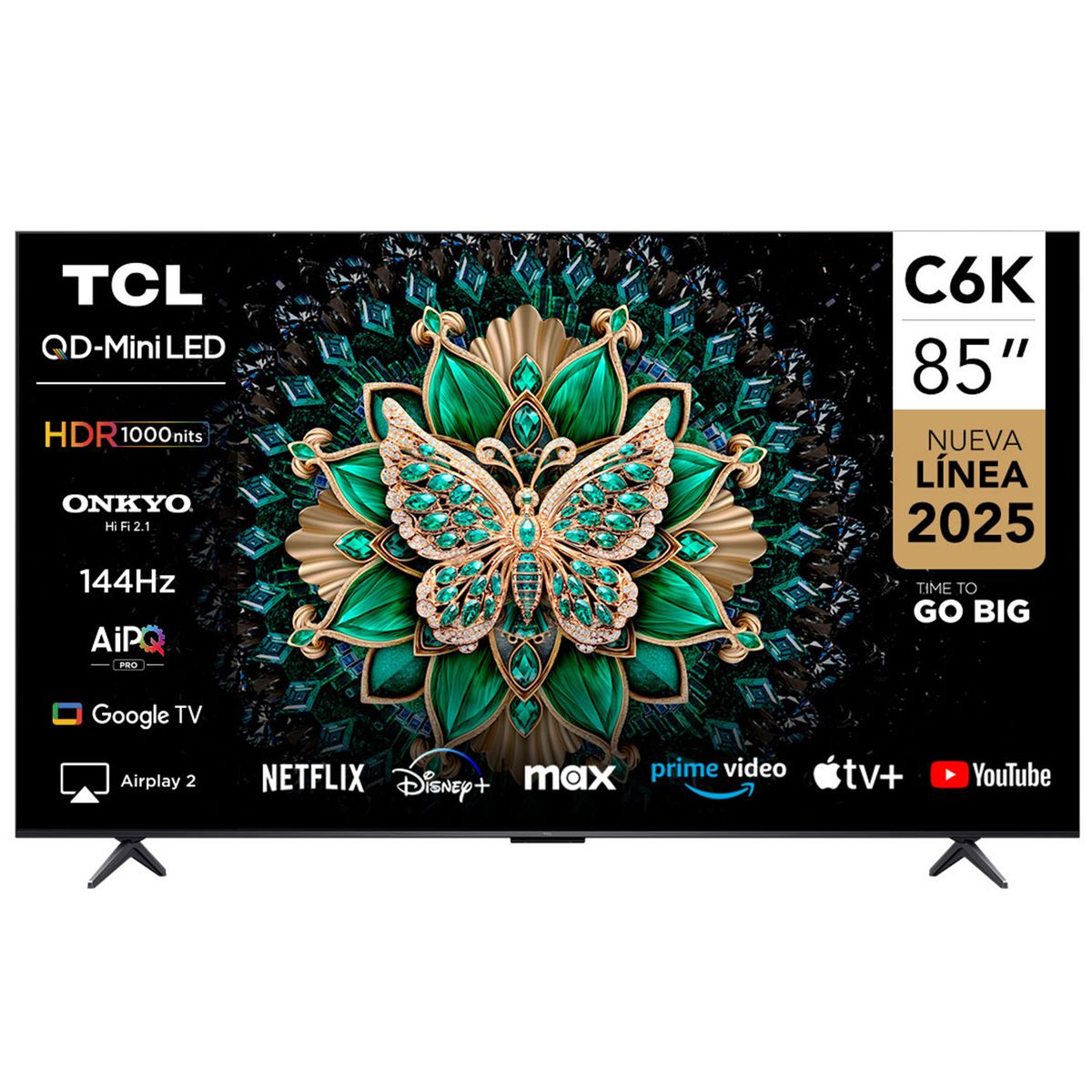 TCL - Smart Tv Mini LED 85" UHD 4K C6K TCL