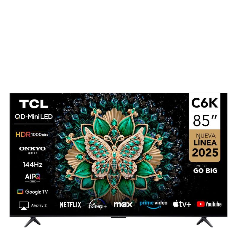 TCL - Smart Tv Mini LED 85" UHD 4K C6K TCL