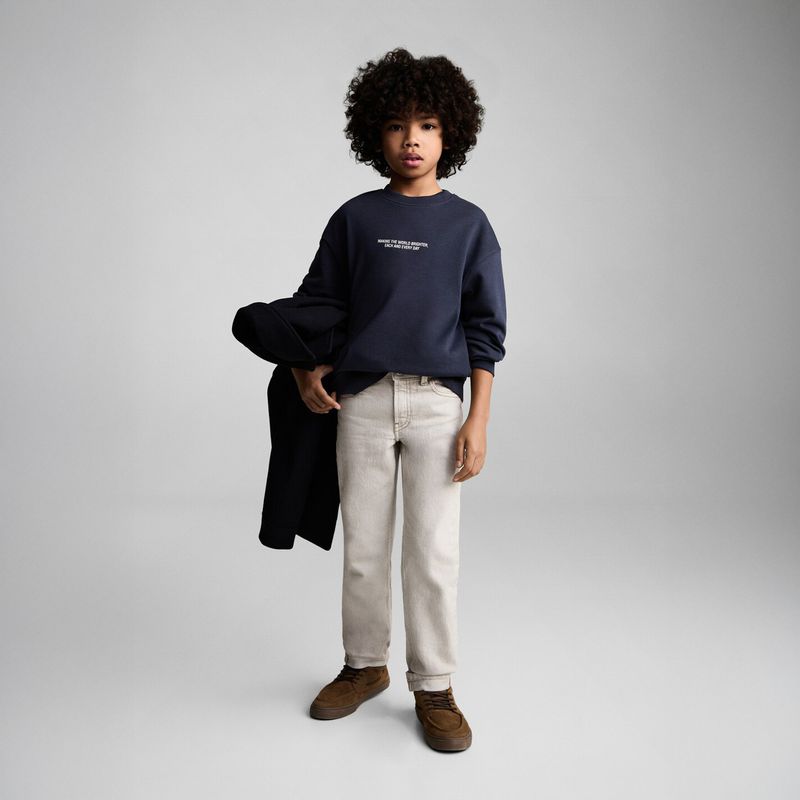 MANGO KIDS - Polerón Algodón Estampada Niño Mango Kids