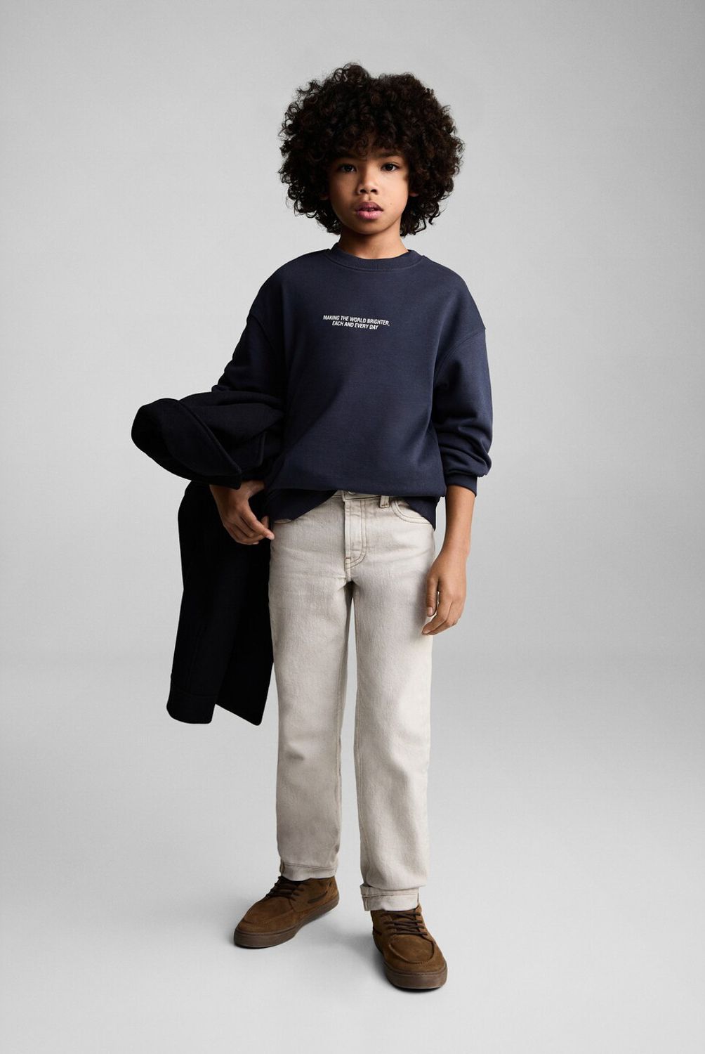 MANGO KIDS - Polerón Algodón Estampada Niño Mango Kids