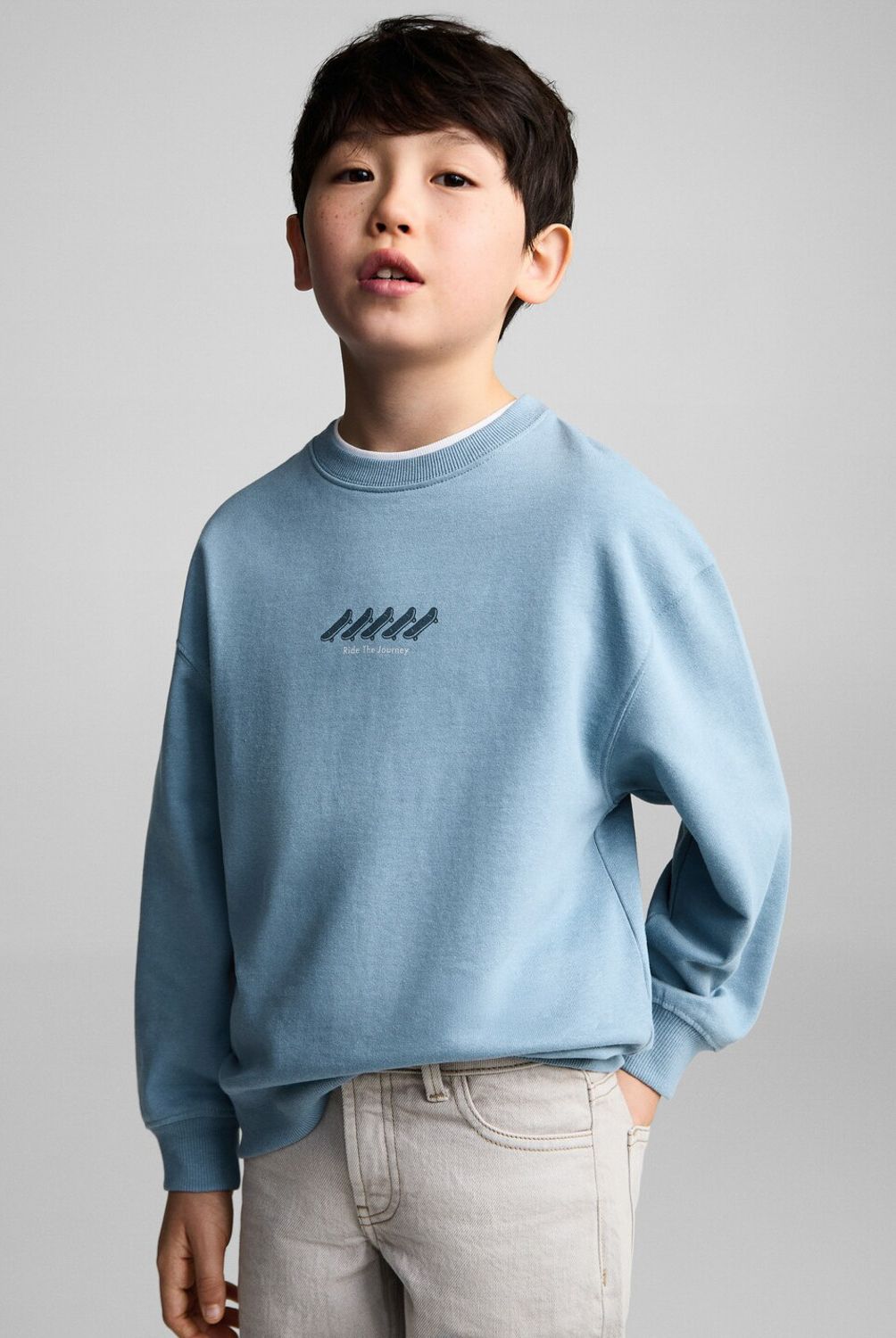 MANGO KIDS - Polerón Algodón Estampada Niño Mango Kids