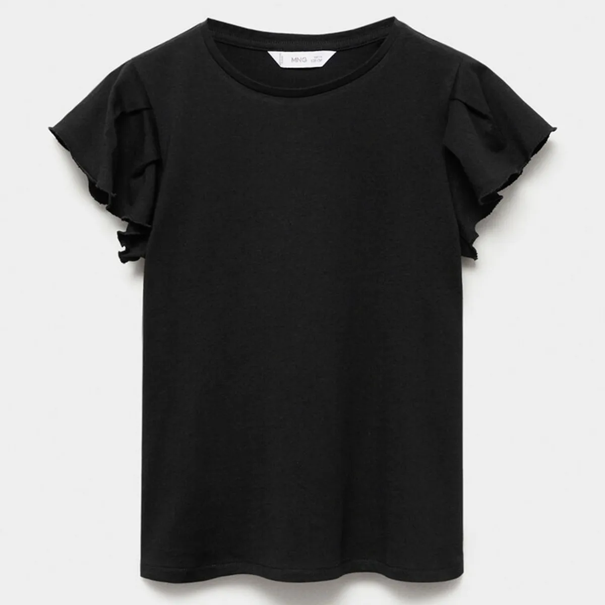 MANGO KIDS - Polera Volantes Manga Corta Niña Mango Kids