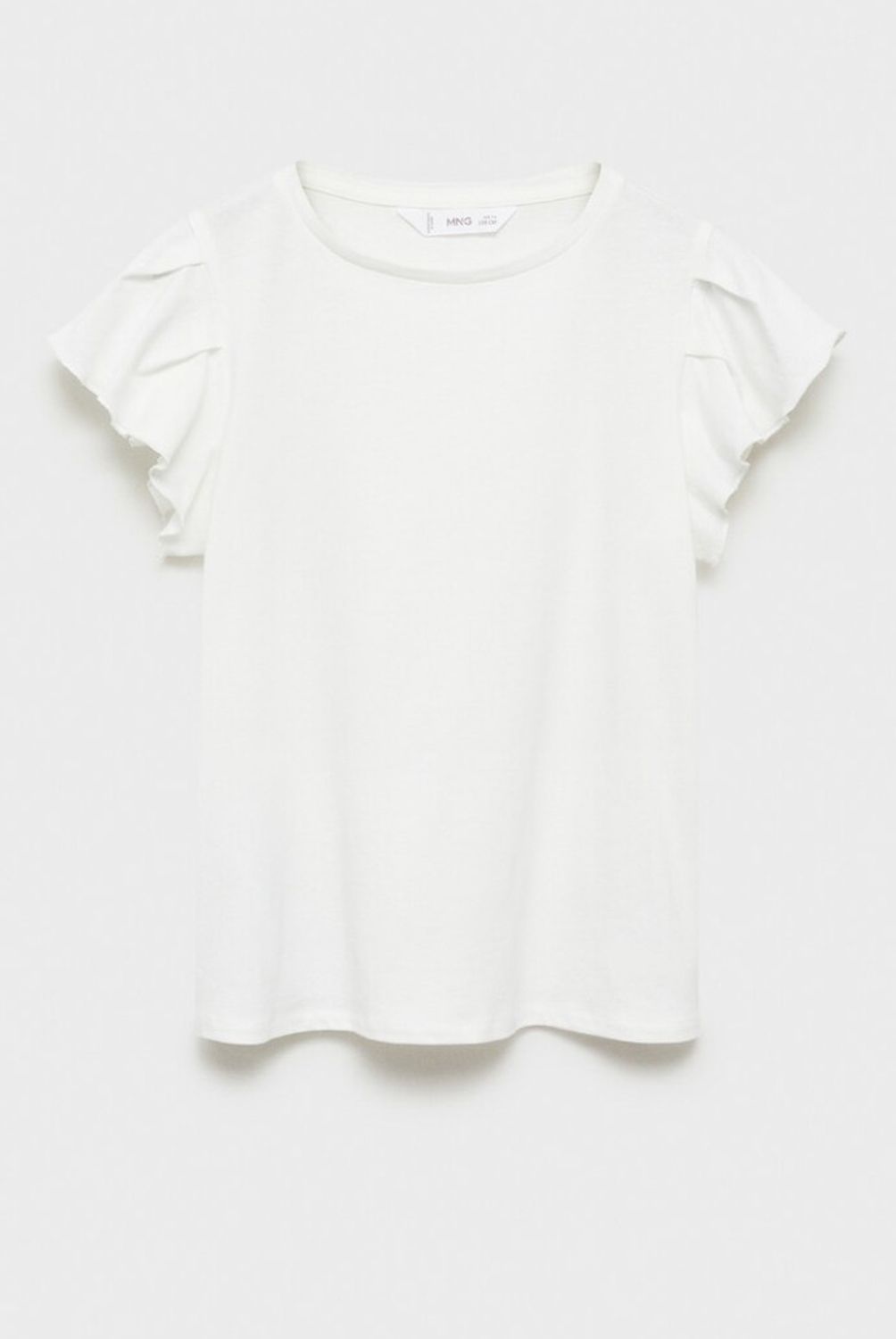 MANGO KIDS - Polera Volantes Manga Corta Niña Mango Kids