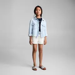 MANGO KIDS - Shorts Vaqueros Lazo Niña