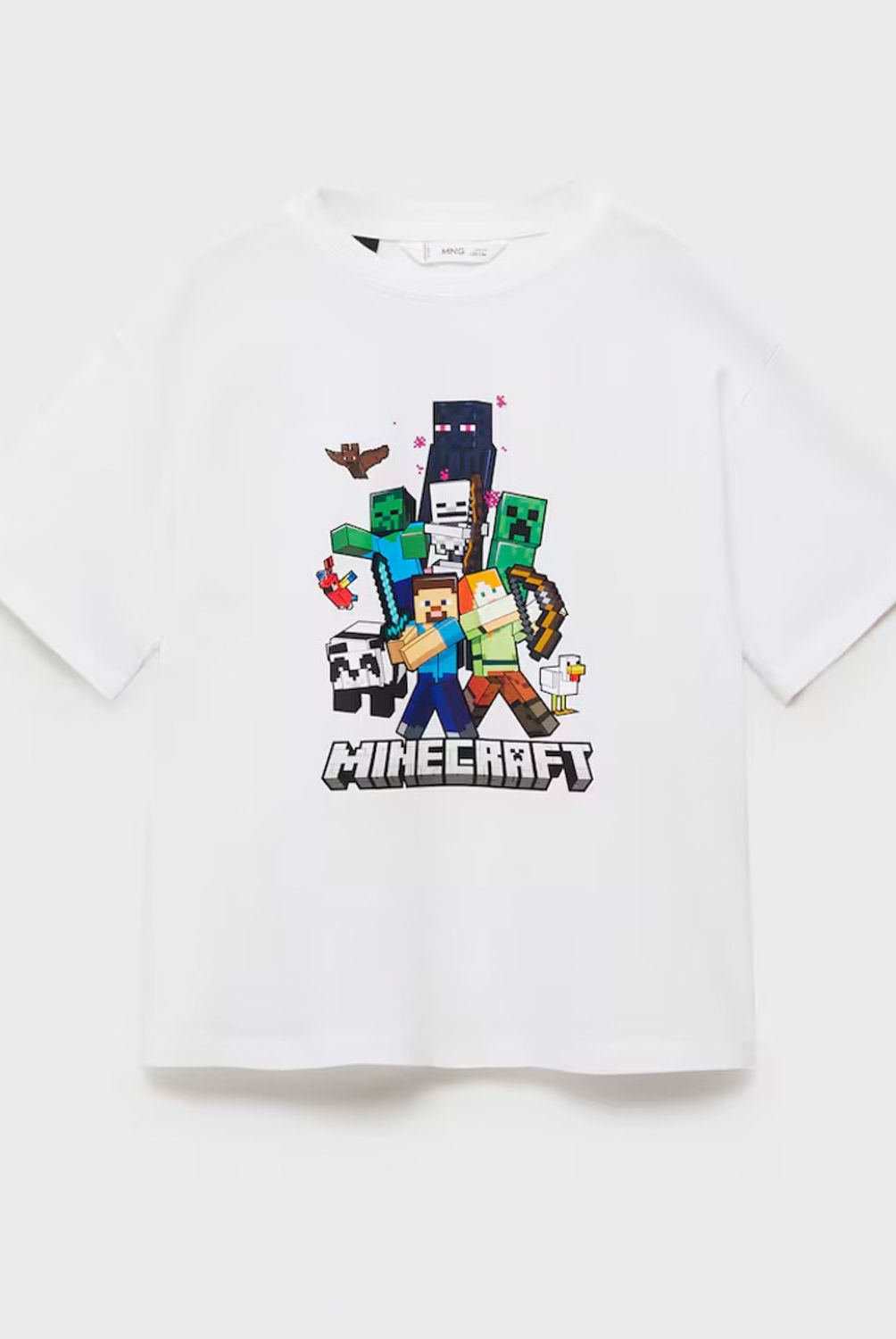 MANGO KIDS - Polera Algodón Minecraft Niño Mango Kids