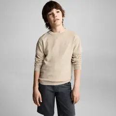 MANGO KIDS - Sweater Jaspeado Algodón Niño