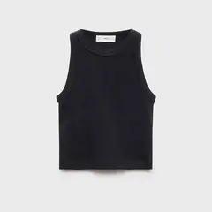 MANGO KIDS - Top Crop Punto Niña