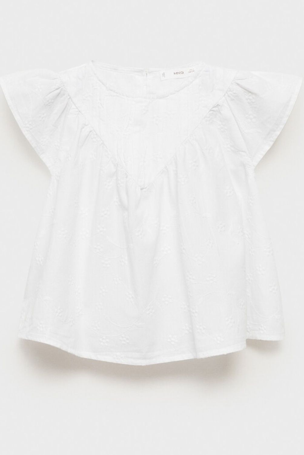 MANGO KIDS - Blusa Algodón Bordados Niña Mango Kids
