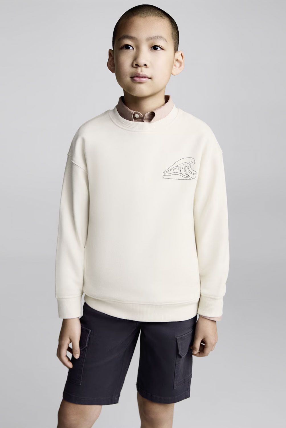 MANGO KIDS - Polerón Algodón Estampado Gráfico Niño Mango Kids
