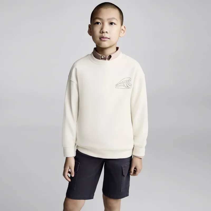 MANGO KIDS - Polerón Algodón Estampado Gráfico Niño Mango Kids
