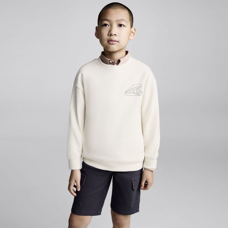 MANGO KIDS - Polerón Algodón Estampado Gráfico Niño Mango Kids