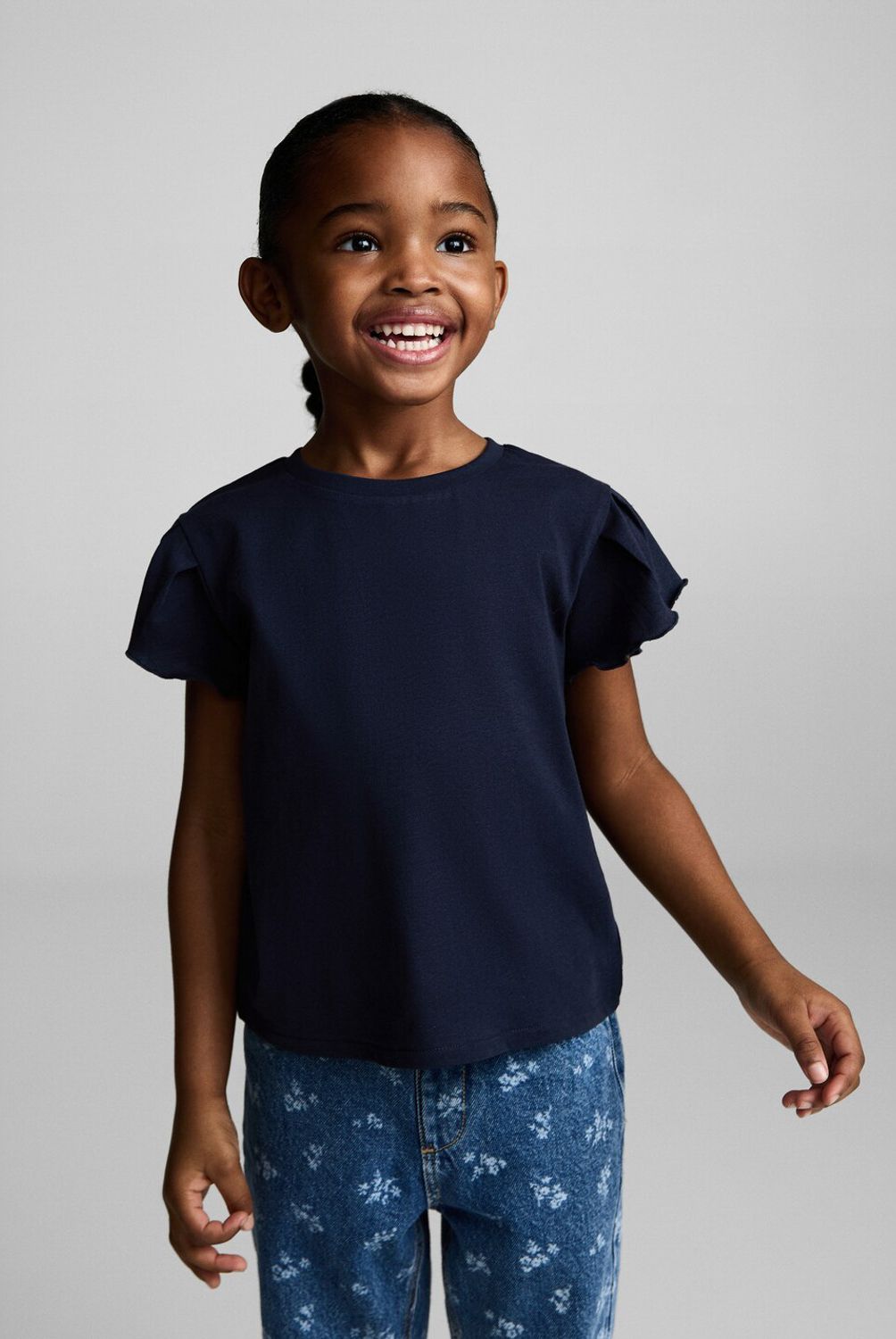 MANGO KIDS - Polera Algodón Manga Corta Bebé Niña Mango Kids