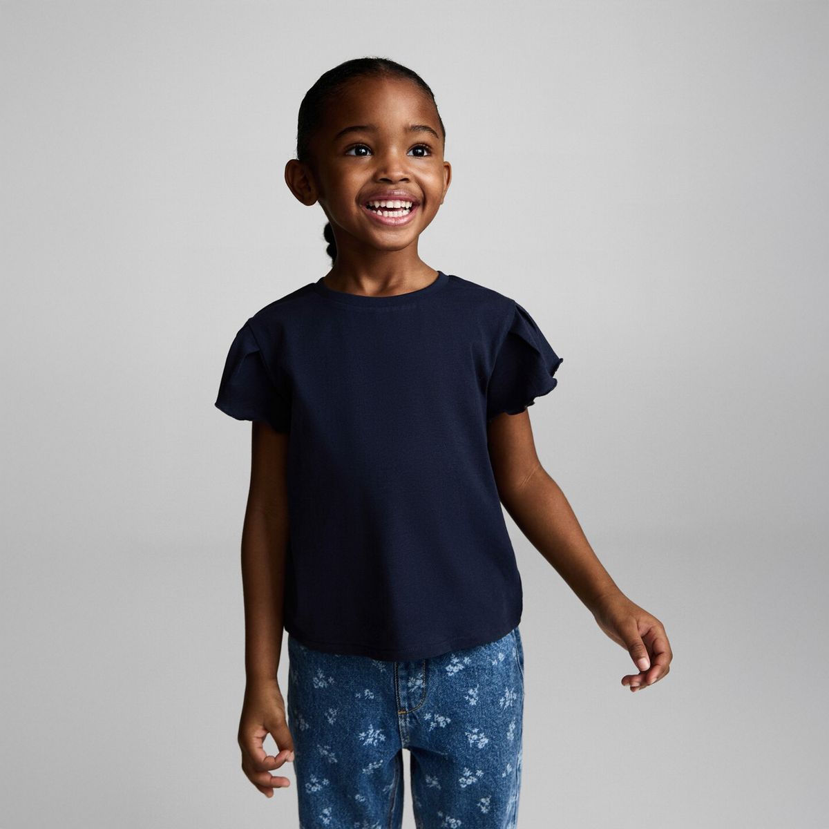 MANGO KIDS - Polera Algodón Manga Corta Bebé Niña Mango Kids