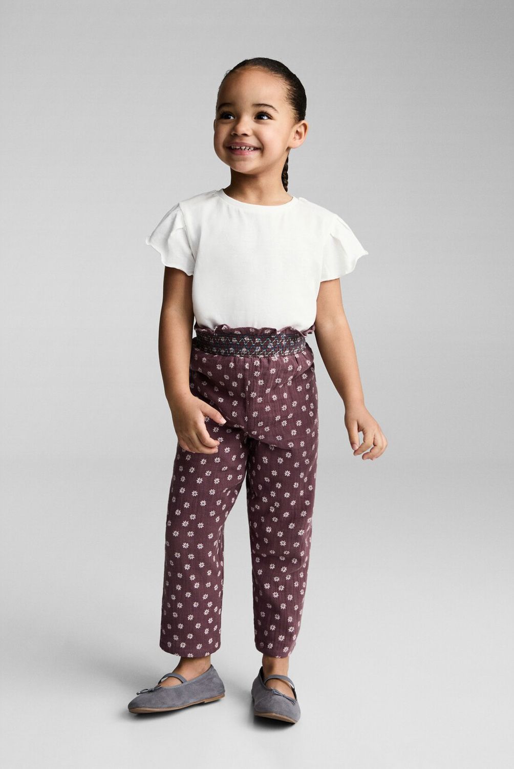 MANGO KIDS - Polera Algodón Manga Corta Bebé Niña Mango Kids